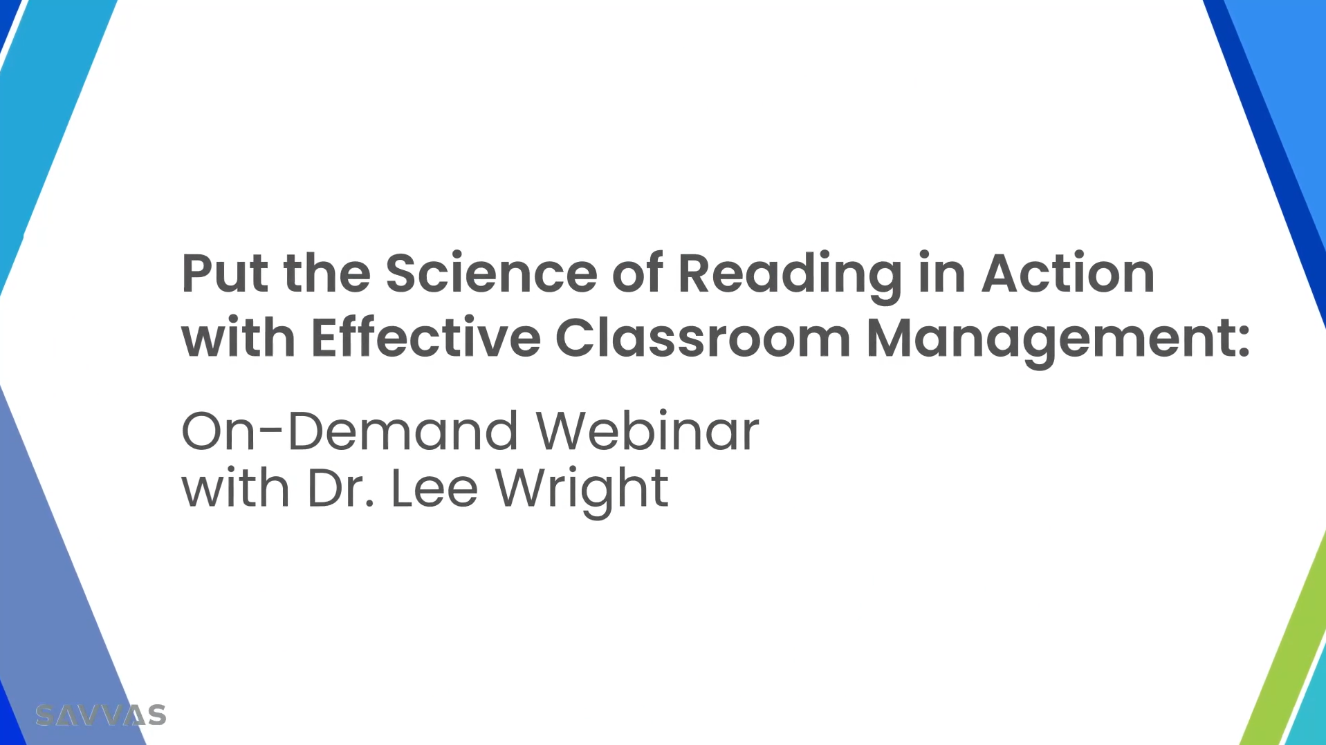 You are currently viewing Webinar: Put the Science of Reading in Action with Effective Classroom Management